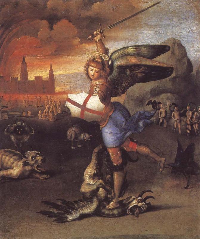 RAFFAELLO Sanzio Dragon and Iimi oil painting picture